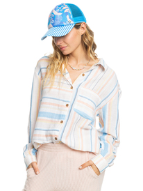 1 Beautiful Morning Trucker Hat Blue ERJHA04129 Roxy