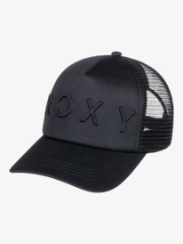 3 Womens Brighter Day Trucker Hat Black ERJHA04138 Roxy