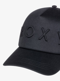 6 Womens Brighter Day Trucker Hat Black ERJHA04138 Roxy