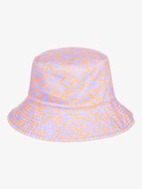 roxy, Jasmine Paradise Bob réversible pour Femme, MOCK ORANGE HAWAIIANHEAT (ngz4) Jasmine Paradise - Reversible Bucket Hat for Women ERJHA04142