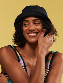 3 Almond Milk - Gorro de Pescador para Mujer Negro ERJHA04143 Roxy