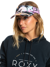 roxy, Womens Kind Of Beautiful Visor, ANTHRACITE ZEBRA JUNGLE (kvj4) KIND OF BEAUTIFUL ERJHA04146