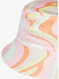 12 Jasmine Paradise Reversible Bucket Hat Green ERJHA04154 Roxy