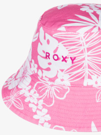5 Womens Jasmine Paradise Reversible Bucket Hat Pink ERJHA04154 Roxy