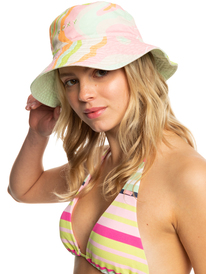 7 Jasmine Paradise Reversible Bucket Hat Green ERJHA04154 Roxy