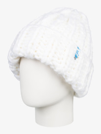 6 Womens Chloe Kim Beanie White ERJHA04177 Roxy