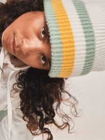 2 Womens Gold Hope Beanie White ERJHA04178 Roxy