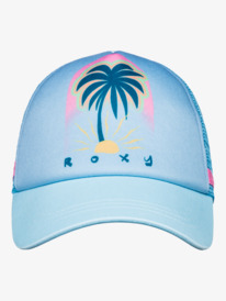 3 Womens Dig This Trucker Cap Blue ERJHA04191 Roxy
