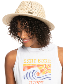 10 Womens Aloof Beauty Straw Sun Hat Yellow ERJHA04198 Roxy