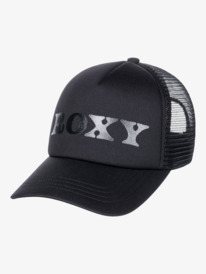 3 Womens Happy Hippy Trucker Cap Black ERJHA04203 Roxy