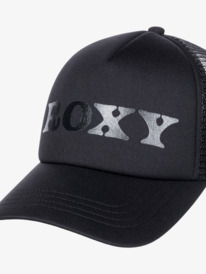 5 Womens Happy Hippy Trucker Cap Black ERJHA04203 Roxy