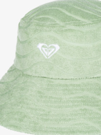 6 Womens Sunny Palm Bucket Hat Green ERJHA04224 Roxy