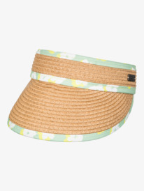 4 Womens Havana Philosophy Straw Visor Green ERJHA04225 Roxy