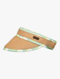 5 Womens Havana Philosophy Straw Visor Green ERJHA04225 Roxy