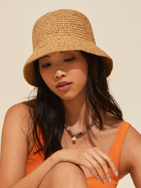 3 Womens Waves Song Bucket Hat Yellow ERJHA04230 Roxy