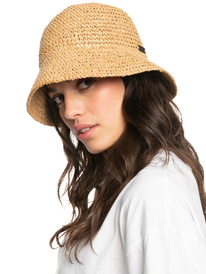 10 Womens Waves Song Bucket Hat Yellow ERJHA04230 Roxy