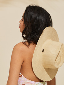 4 Womens Sunny Kisses Straw Sun Hat Yellow ERJHA04232 Roxy