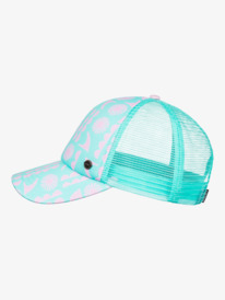 3 Womens Beautiful Morning Trucker Cap Blue ERJHA04235 Roxy