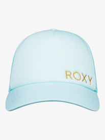 4 Womens Finishline Trucker Cap Blue ERJHA04237 Roxy
