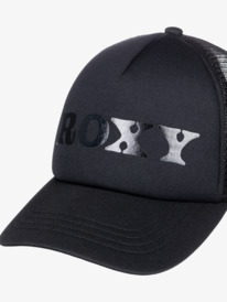 6 Womens Happy Hippy Trucker Cap Black ERJHA04238 Roxy