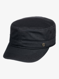 3 Womens Castro Military Cap Black ERJHA04243 Roxy