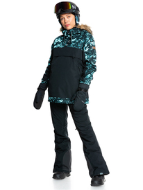 2 Womens GORE-TEX Fizz Snowboard/Ski Mitten Gloves Black ERJHN03185 Roxy