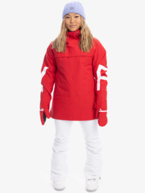 4 Chloe Kim 2022 - Snowboard-/Skifäustlinge für Frauen Rot ERJHN03212 Roxy