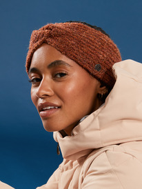 1 Mikeno - Gestricktes Stirnband für Frauen Braun ERJHW03020 Roxy