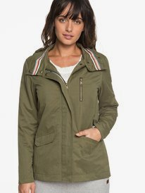 Hooded military best sale jacket womens