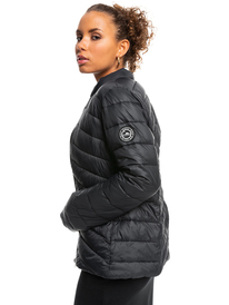 1 Coast Road - Chaqueta Acolchada Ligera Comprimible para Mujer Negro ERJJK03387 Roxy