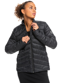 2 Coast Road - Chaqueta Acolchada Ligera Comprimible para Mujer Negro ERJJK03387 Roxy