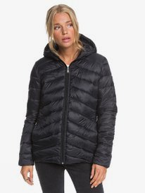 7 Coast Road Hooded Jackets Black ERJJK03388 Roxy