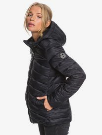 9 Coast Road Hooded Jackets Black ERJJK03388 Roxy