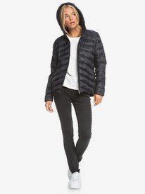16 Coast Road Hooded Jackets Black ERJJK03388 Roxy
