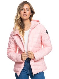 2 Coast Road Hooded Jackets Pink ERJJK03388 Roxy