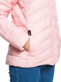 5 Coast Road Hooded Jackets Pink ERJJK03388 Roxy