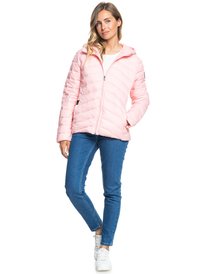 6 Coast Road Hooded Jackets Pink ERJJK03388 Roxy