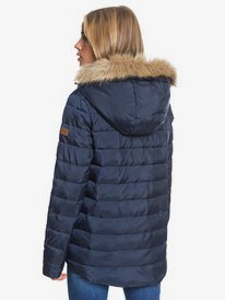 Rock Peak Fur - Water-Resistant Hooded Puffer Jacket for Women  ERJJK03392