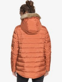 Rock Peak Fur - Water-Resistant Hooded Puffer Jacket for Women  ERJJK03392