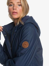 2 Downtown Calling - Manteau à capuche imperméable pour Femme  ERJJK03399 Roxy