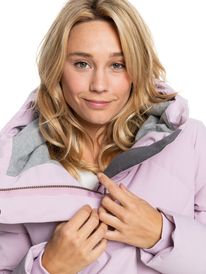 8 Abbie - Wasserdichte Jacke für Frauen Rosa ERJJK03431 Roxy