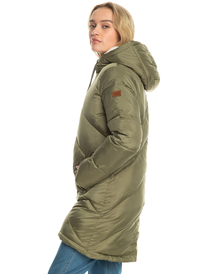 1 Storm Warning - Abrigo que Repele el Agua para Mujer Beige ERJJK03453 Roxy