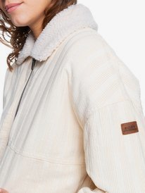 2 Ready To Go Corduroy Jacket Beige ERJJK03454 Roxy