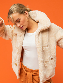 1 Raise The Bar - Sherpa-Jacke für Frauen Gelb ERJJK03457 Roxy
