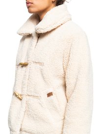 8 Raise The Bar - Sherpa-Jacke für Frauen Gelb ERJJK03457 Roxy
