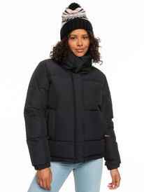 5 Winter Rebel - Veste bomber imperméable pour Femme Noir ERJJK03494 Roxy