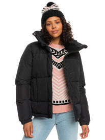 8 Winter Rebel - Veste bomber imperméable pour Femme Noir ERJJK03494 Roxy