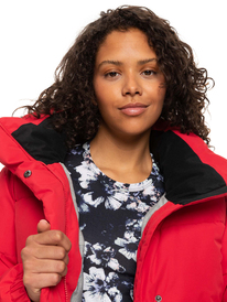 2 Winter Rebel - Veste bomber imperméable pour Femme Rouge ERJJK03494 Roxy
