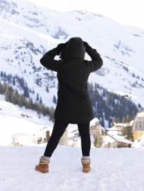 1 Ellie - Veste longue à capuche pour Femme  ERJJK03496 Roxy