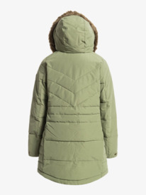 10 Ellie - Lange Kapuzenjacke für Frauen Beige ERJJK03496 Roxy